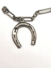 Fred Harvey Era Sterling 925 4 Charms Horse & Others Bracelet Chain Needs Repair - Additional view 4