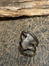 VINTAGE-NATIVE AMERICAN RING-TURQUOISE & STERLING-FRED HARVEY-RT 66-SIZE 4.5+VG - Additional view 2