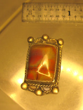 Wonderful VINTAGE FRED HARVEY ERA Navajo Turquoise Coin Silver Bracelet 39g 7 in - Additional view 2