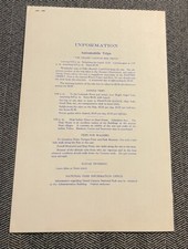 GRAND CANYON Fred Harvey Luncheon Menu March 7th 1942 AID TO INSIGNIA MARINES - Additional view 9