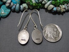 Fred Harvey NAVAJO Natural USA TURQUOISE Sterling Silver 1.5