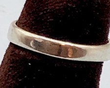 Vtg BELL TRADING POST Fred Harvey Era Sterling Silver  Ring w. Brown Stone Sz 5 - Additional view 2