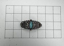 women's vintage sterling Silver bracelet, Turquoise, Fred Harvey Era