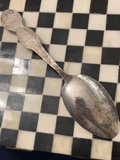Old pawn Fred Harvey era sterling silver turquoise tea spoon 110225dEEZAE - Additional view 4