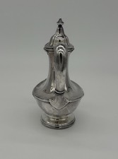 Rare 1913 Fred Harvey Gorham Silverplate 5/8 pint Teapot Railroad Dinnerware - Additional view 1