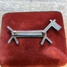1930's Fred Harvey Horse Pin Sterling Arrow Whirling Log Native American Horse - Additional view 5
