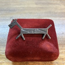 1930's Fred Harvey Horse Pin Sterling Arrow Whirling Log Native American Horse
