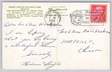 Watchtower   Desert View Grand Canyon Fred Harvey~Arizona~ Postcard c99 - Additional view 1