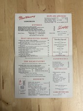 Vintage FRED HARVEY RESTAURANT Menu Los Angeles California RARE 1950s - Additional view 1