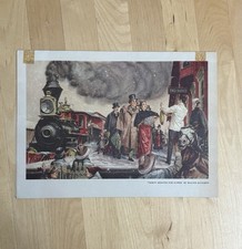 Vintage FRED HARVEY RESTAURANT Menu Los Angeles California RARE 1950s