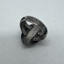 Fred Harvey Era Native American Navajo Sterling Silver Turquoise Ring 925 Sz 6 - Additional view 4