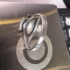 Native American Thunderbird Turquoise Ring Fred Harvey Whirling Logs 1930s 8.75 - Additional view 15