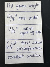 Native American Fred Harvey Era Sterling Silver Turquoise Snake Cuff Bracelet - Additional view 16