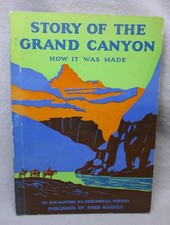 Story of the Grand Canyon - How It Was Made 1935 Fred Harvey Book 14th Printing