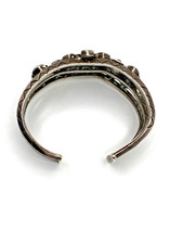 VTG Silver Turquoise Cluster Bracelet Fred Harvey Style Native American c1940s - Additional view 12