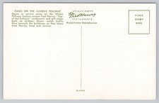 Vintage Fred Harvey Oasis on Illinois Tollway Photochrome Postcard - Additional view 1