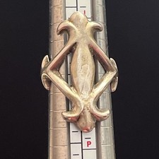 Vintage Early Fred Harvey Native Navajo Sterling Silver Sand Cast Ring Size 6 - Additional view 9