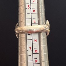 Vintage Early Fred Harvey Native Navajo Sterling Silver Sand Cast Ring Size 6 - Additional view 10