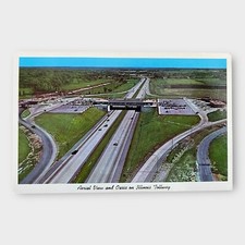 Vintage Fred Harvey Illinois State Highway Toll Post Card Lot Aerial Oasis Shop - Additional view 7