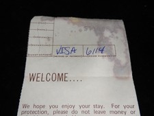 Vintage Fred Harvey Receipt - Amfac - Santa Fe Railroad - Additional view 1