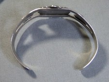 Fred Harvey Era NAVAJO Naturl CERRILLOS TURQUOISE Sterling Silver SNAKE Bracelet - Additional view 8