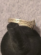 Bell Trading Fred Harvey Era Silver Stamped Native American Child Cuff Bracelet - Additional view 12