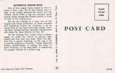 Fred Harvey Santo Domingo Trading Post Souvenir Store Interior Vtg Postcard I43 - Additional view 1