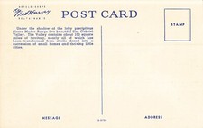 California Postcard Santa Fe Streamliner Orange Groves Fred Harvey  c 1941   A4 - Additional view 1