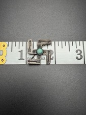 Fred Harvey Era Navajo Whirling Log Turquoise Sterling Silver 925 Pin - Additional view 13