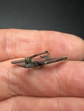 Fred Harvey Era Navajo Whirling Log Turquoise Sterling Silver 925 Pin - Additional view 6