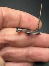 Fred Harvey Era Navajo Whirling Log Turquoise Sterling Silver 925 Pin - Additional view 7