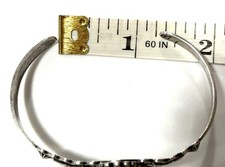 Vintage Fred Harvey Era Native American Turquoise Stamped Arrow Sterling Cuff - Additional view 12