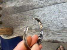 Fred Harvey era sterling silver bracelet 925 turquoise Native American route 66 - Additional view 6