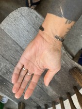 Fred Harvey era sterling silver bracelet 925 turquoise Native American route 66 - Additional view 7