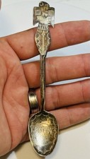 Vintage Native American Fred Harvey Era Sterling Spoon Eagle 4 3/4”
