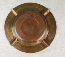Fred Harvey Stamped Copper Ashtray Navajo Thunderbird Bear Claw Arrow 5-3/4 inch - Additional view 16