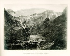 Grand Canyon NP in Photo Gravure Fred Harvey Photographer El Tovar Studio B&W - Additional view 2