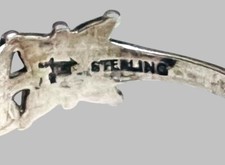 Vtg Bell Trading Fred Harvey Era Sterling Silver Green Turquoise Ring SZ 5 RARE! - Additional view 4