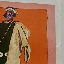 1975 Fritz Scholder, FRED HARVEY INDIAN, Poster - Additional view 1