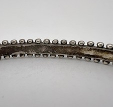 Vintage Fred Harvey Era Zuni Turquoise Sterling Silver 1 Row Cuff Bracelet - Additional view 5