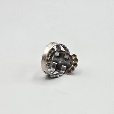 Vtg Sterling Turquoise Ring Sz 6.25 Fred Harvey Era Southwest Navajo - Additional view 6