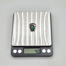 Vtg Sterling Turquoise Ring Sz 6.25 Fred Harvey Era Southwest Navajo - Additional view 8