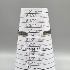 Old Fred Harvey Sterling Turquoise Cuff Bracelet 6.25