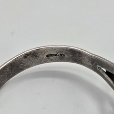 Old Fred Harvey Sterling Turquoise Cuff Bracelet 6.25