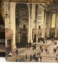 Kansas City,MO The Lobby,Union Station Fred Harvey Railroad Depot Postcard L18 - Additional view 1