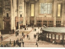 Kansas City,MO The Lobby,Union Station Fred Harvey Railroad Depot Postcard L18 - Additional view 2