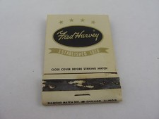 Vintage Matchbook: Fred Harvey