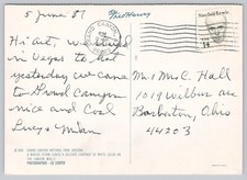 Grand Canyon Winter Storm Arizona AZ Fred Harvey 4x6 Postcard - Additional view 1