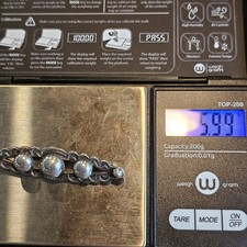 Vintage Fred Harvey Era Sterling Silver Brooch – Hand-Stamped Concho Design,... - Additional view 13