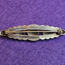 Vintage Fred Harvey Era Sterling Silver Brooch – Hand-Stamped Concho Design,... - Additional view 6